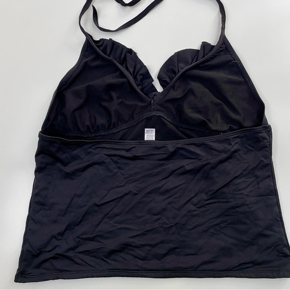 Black tankini top - Picture 2 of 4